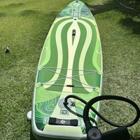 Planche de surf gonflable ultra-large 11'6"*34"*6" pour la pêche et les sports nautiques