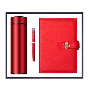 Premium Office Journal Luxury Pu Leather A5 With Pen Custom <b>Notebook</b> Gift Set for Business Corporate - Product Image 5