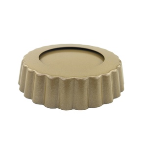 AOLIJUE-sartén antiadherente de acero al carbono, 4 pulgadas, con patrón de encaje redondo, Mini molde para tartas y huevos con fondo extraíble - Product Image 5