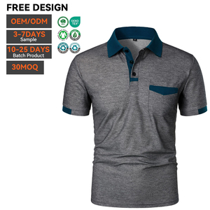 Polo personnalisé à séchage rapide, respirant, pour le golf, le sport, décontracté, été, manches courtes, vêtements de sport de haute qualité, polo pour homme - Product Image 4