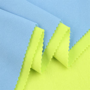 ZM014 Lagerbestand 300gsm Doppelseitiger Anti-Pilling-Fleece Meterware 100% Polyester Unifarben Gefärbter Polar-Fleece-Stoff für Wintertextilien - Product Image 6