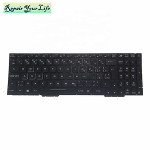 คีย์บอร์ดเกม CF GL553สำหรับ <span class=keywords><strong>ASUS</strong></span> ROG GL553VS GL553VW <span class=keywords><strong>GL553VE</strong></span> V156362CK2 EF 0KN1-0B4CB21 0KNB0-6676CB00ปุ่มสีขาวหนา Backlit - Product Image 1
