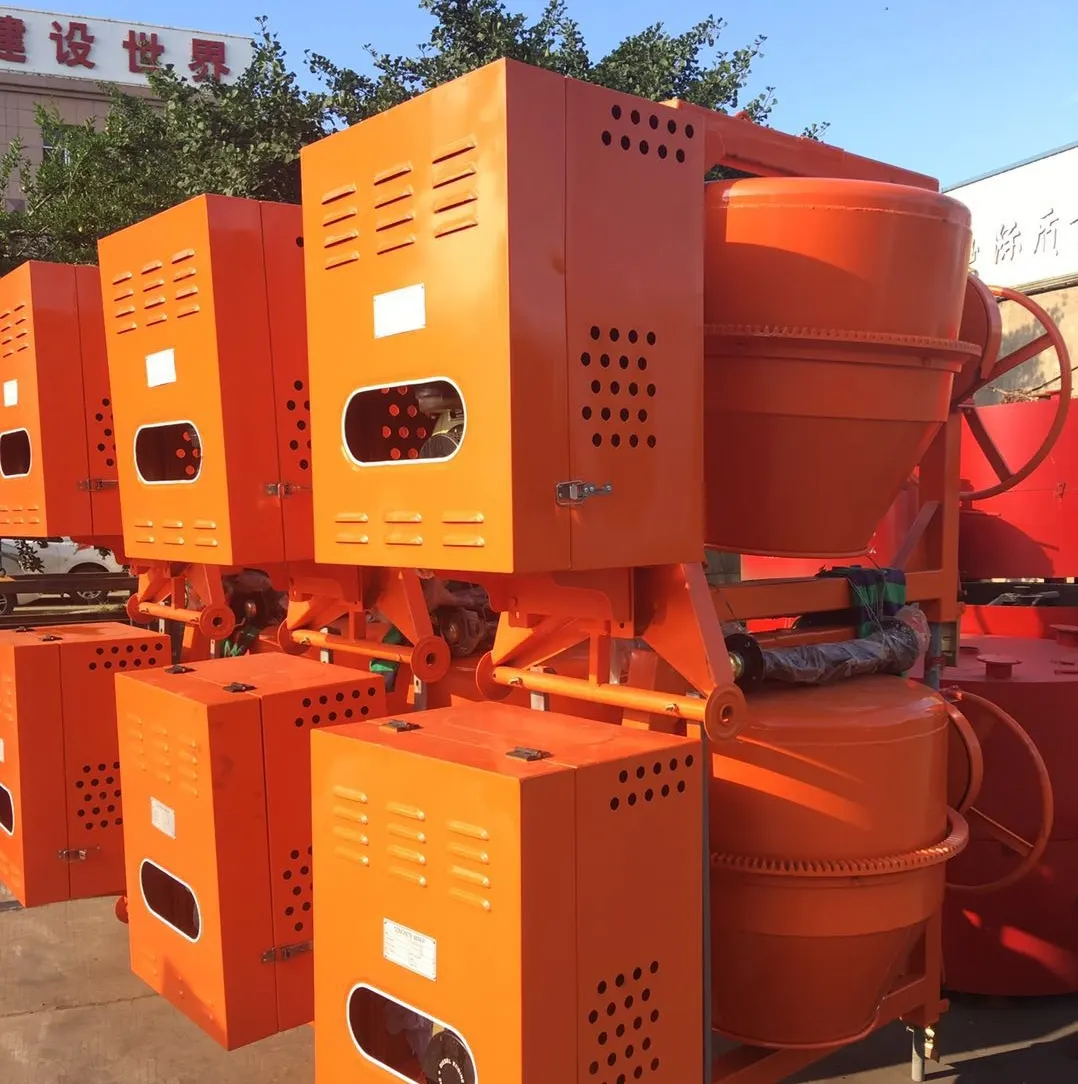 Small cement mixer JFA-1 movable diesel engine used in Africa concrete blender for brick machine price in Ghana