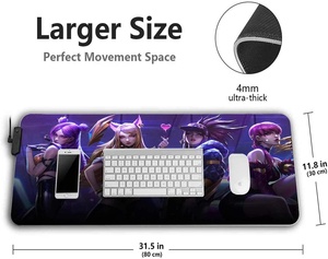 Custom <strong>Glowing</strong> Led Extended XXL RGB Mouse Mat Non-Slip USB Rubber Base Computer Keyboard <strong>Pad</strong> Mat LED RGB Mouse <strong>Pad</strong> - Product Image 5