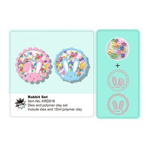 Matrices artisanales en métal lapin de pâques, bricolage, matrices de découpe, pour <span class=keywords><strong>scrapbooking</strong></span>, en papier - Product Image 5