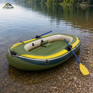 Kayak gonflable pour 2 personnes, <span class=keywords><strong>série</strong></span> Outdoor, en PVC robuste, kayak de pêche en <span class=keywords><strong>tandem</strong></span>, pliable et portable, pour les aventures aquatiques en rivière - Product Image 6