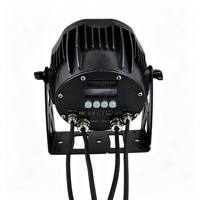 Projecteur de scène LED 7x40W RGBL 4-en-1 en aluminium DMX512 pour PC, KTV, mariage, discothèque, bar, IP65
