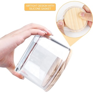Commercio all'ingrosso 3 stoppino <span class=keywords><strong>di</strong></span> alta qualità grande 18oz 500ml vuoto chiaro cilindro arrotondato barattolo <span class=keywords><strong>di</strong></span> <span class=keywords><strong>vetro</strong></span> trasparente candela con coperchio - Product Image 4