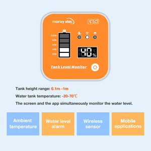 Medidor de Nível de Água Submersível Sem Fio Moray ME201W para Monitoramento de Tanque de Água e Combustível - Product Image 3