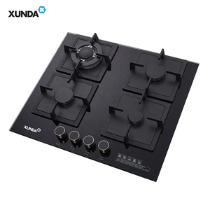 Xunda Fabricant Vente en gros de verres ménagers Table de cuisson à gaz 4 brûleurs Cuisine Cuisinière à gaz Cuisinière Plaques de cuisson - Product Image 2