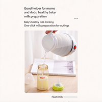 Bouilloire Électrique Pliable Portable en Silicone Alimentaire, Mini Chauffe-Eau de Voyage avec Arrêt Automatique pour Hôtels et Voyages d'Affaires