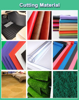 Découpeuse automatique d'échantillon de tissu de zigzag de tissu d'alimentation