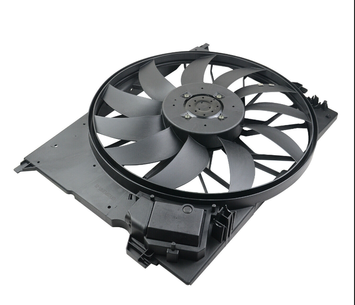 2115001893 Radiator Cooling Fan Assembly for Mercedes E320 S350 