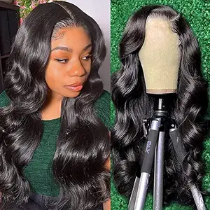 Wear Go 13*6 HD Lace Front Raw Vietnamese Human Hair Glueless Wig 200% Density Body Wave Lace Frontal Brazilian Burmese Indian