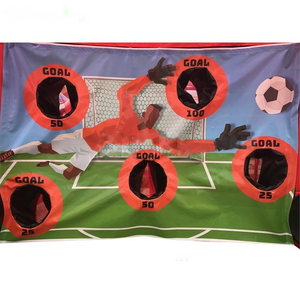 Vente en gros 10x8ft extérieur carnaval Sport gonflable Football jeu de tir Football <span class=keywords><strong>but</strong></span> lancer pénalité coup de pied pour enfants et adultes - Product Image 5