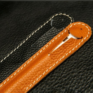 Leather pen case, minimalist business style, pen and ballpoint pen storage <b>bag</b>, source manufacturer. - Product Image 3