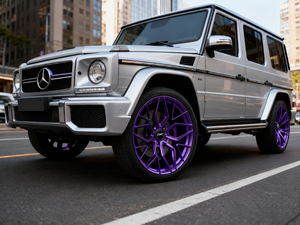 Rines Metálicos Púrpura <span class=keywords><strong>de</strong></span> 17-22 Pulgadas para Hipercoches, Forjados a Medida, para Pagani Huayra, Ferrari, <span class=keywords><strong>Lamborghini</strong></span>, 5x112, 5x130, 20mm - Product Image 1