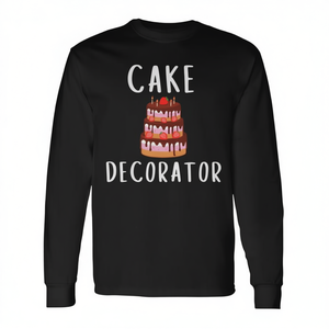 Camiseta de manga larga para decoradores de pasteles para pasteleros de bodas - Product Image 3