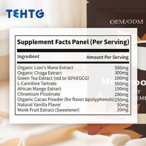 Integratore Alimentare in Polvere di Caffè ai Funghi per Adulti, OEM ODM, in Bustine - Product Image 5