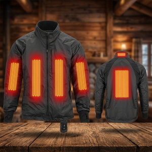 <b>Motorcycle</b> Heated Windproof <b>Summer</b> <b>Jacket</b> % Polyester Full Sleeve Sportswear for Unisex - Product Image 3