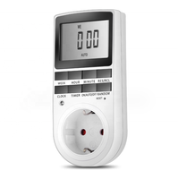Großbildschirm EU/UK/USA-Stecker 16A 230V/220V Digitaler Timer-Steckdose mit 1-168h Verzögerung für Küchengebrauch