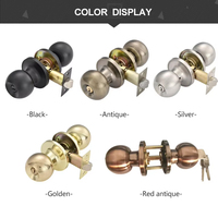 Pré-commande en acier inoxydable 587, trois leviers, pour porte de cuisine, salle de bain intérieure et extérieure, boutons de verrouillage, en stock d'usine