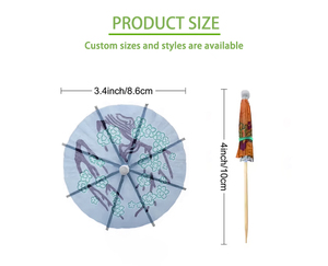 Thân Thiện Với Môi Tre Ô Tăm Tăm Tăm Tăm Hình Dạng Ô Bọc Giấy Cocktail Chọn Cho Đám Cưới Campouts Ngoài Trời - Product Image 5