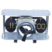 Reloj de pared con tapa de avión, manualidades para el hogar, reloj con tapa creativo