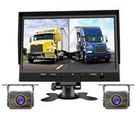 2CH/4CH Split Display MDVR 7 pouces Enregistreur IPS Écran Moniteur de stationnement avec caméras 4K pour l'aide au stationnement Système de sécurité des camions