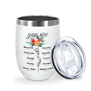 Gobelet <span class=keywords><strong>isotherme</strong></span> en acier inoxydable 18/8 de 12 oz avec logo personnalisé, <span class=keywords><strong>noir</strong></span>, pour café glacé, double paroi sous vide, verre à vin, avec couvercle en forme d'œuf, bouteille, tasses - Product Image 5