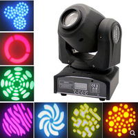 Mini projecteur Gobo Led 10W/30w/60w, Dmx, avec tête mobile, 2 pièces