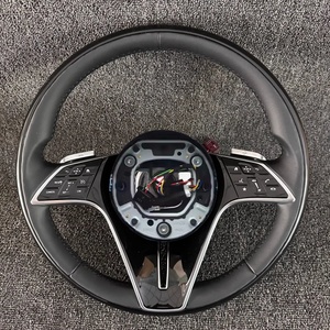 Volant en cuir pleine fleur, modèle papillon, nouvelle version améliorée, pour <span class=keywords><strong>Mercedes</strong></span> Benz W213 W209 W221 W205 W204 W176 W177 W222 - Product Image 1