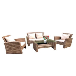 Mobili da Giardino Audu Flat Pack con Rattan e Vimini - Product Image 2