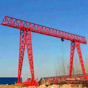 Grúa de pórtico industrial con gancho de viga de control remoto eléctrico montado movible para interior y exterior de almacén - Product Image 1