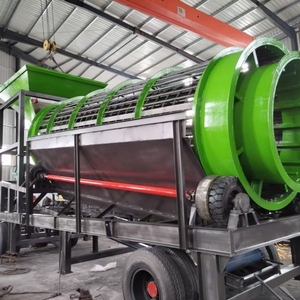 Vaglio Rotante Mobile |   Vaglio a Tamburo su Ruote con Nastro Trasportatore per Vagliatura in Loco - Product Image 1