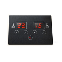 FC-212 Pengontrol Suhu Termostat Digital LCD dengan Timer Pemanas untuk Tong Sauna Kaki Inframerah Jauh