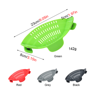 Colador de <span class=keywords><strong>silicona</strong></span> para alimentos, olla para Pasta, accesorios de cocina, gran oferta de <span class=keywords><strong>Amazon</strong></span> - Product Image 2