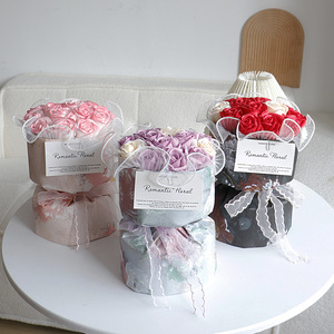 Jabón de Flores Eternas de Rosa, Ramo Hecho a Mano, Regalo <span class=keywords><strong>para</strong></span> el Día de San Valentín o Tanabata <span class=keywords><strong>para</strong></span> Chicas - Product Image 4