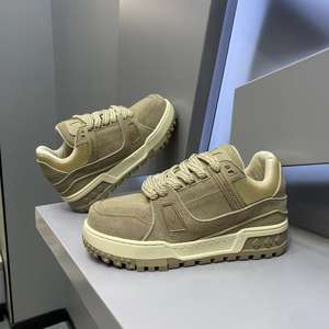 2026 New Men's Spring Autumn Fashion Skate Shoes Premium Sense Thick Sole Non-slip Wear-resistant Casual Sports <b>Sneakers</b> - Product Image 3