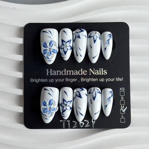 Nouveaux <span class=keywords><strong>ongles</strong></span> artificiels faits à la main de haute qualité, <span class=keywords><strong>prix</strong></span> de gros, avec colle, OEM ODM, étiquette privée, <span class=keywords><strong>faux</strong></span> <span class=keywords><strong>ongles</strong></span>, <span class=keywords><strong>ongles</strong></span> artificiels - Product Image 2