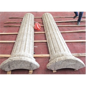 Khuôn Cột Đá Hoa Cương Màu Vàng Thiết Kế Kiểu La Mã Hiện Đại Cho Đám Cưới, Trang Trí Trụ La Mã - Product Image 2