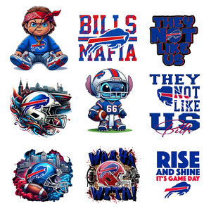 Vinilo Termotransferible Plastisol Personalizado <span class=keywords><strong>de</strong></span> los Buffalo Bills, Impresión DTF, Adhesivo para Camisetas, Impresión Termotransferible Duradera - Product Image 6