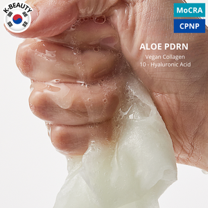 Masque facial BEST SEOUL BEAUTY hydratant et rafraîchissant à l'aloe vera et au PDRN, avec acide hyaluronique, pour peaux sensibles, soin après-soleil - Product Image 1