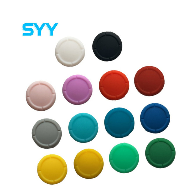SYY Replacement Silicone Colorful Thumb Joystick Cover Button Cap for Nintendo Switch Lite Game Accessories