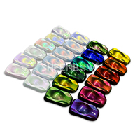 Multichrom Duochrom Metallisches Laser-Gold-Pigment Tr4 Pulver Fahrzeug-Sprühbeschichtung Anorganisches Metallisches Aurora-Pigment für