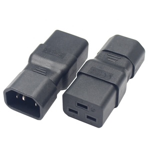 Convertidor de corriente IEC320, adaptador de corriente C14 a C19, PDU 10A con 2 salidas, enchufe eléctrico para C13 a C19, enchufe UPS - Product Image 1