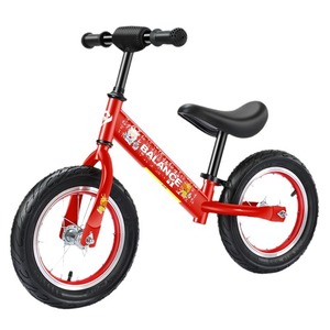 Bicicleta de Equilibrio para Niños de 10 Pulgadas, Cuadro de Acero Rojo, Sin Pedales, para Edades de 2 a 5 Años - Product Image 3