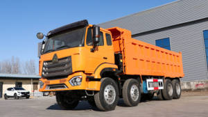 รถบรรทุกมือสอง Sinotruk Howo NX 8x4 แบบดัมพ์ พร้อมผ้าใบคลุมไฟฟ้า คุณภาพสูง ราคาดี รถบรรทุกสำหรับงานหนัก ขาย - Product Image 6