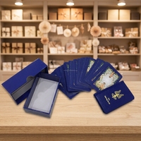 Cartes de tarot et de jeu personnalisées imprimées par transfert à chaud, cartes de divination, cartes en carton en gros