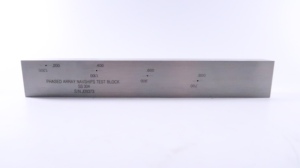 บล็อกทดสอบ UT NavShip แบบสเตนเลสสตีล 304 สำหรับการสอบเทียบ 4 รู - Product Image 2